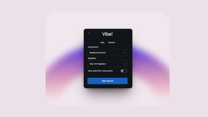 Vibe transcribe AI