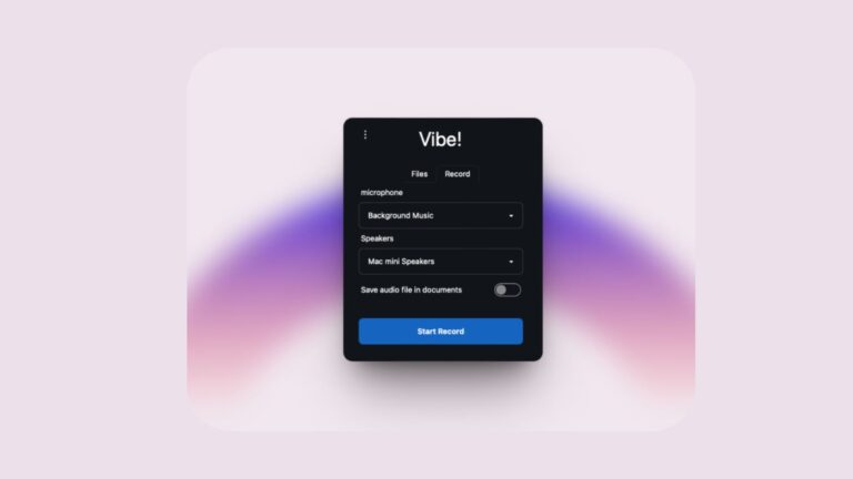 Vibe transcribe AI