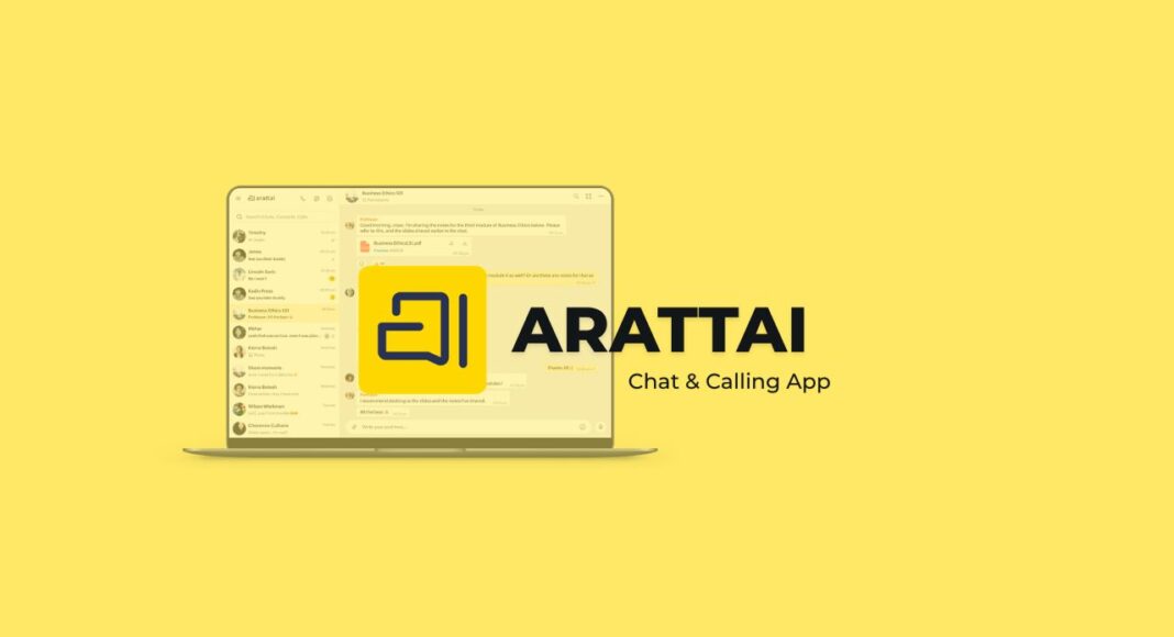 Arattai-Chat-and-calling-Desktop-app- whatsapp alternative download-firethering