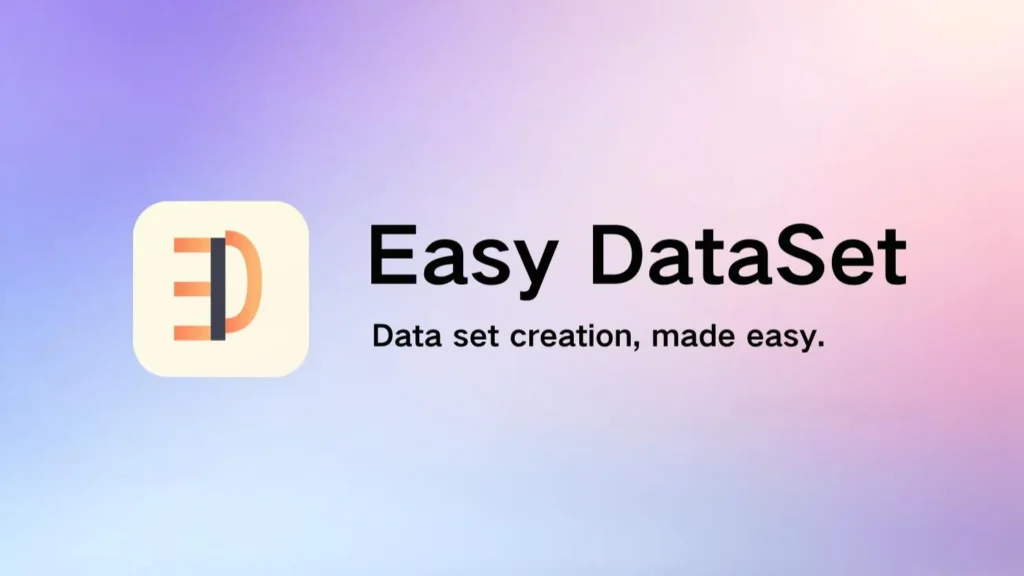 Easy Dataset software download for windows macos and linux