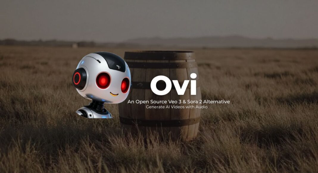 Download and installOvi An Open Source Sora 2 and Veo 3 Alternative To generate AI Videos with audio free