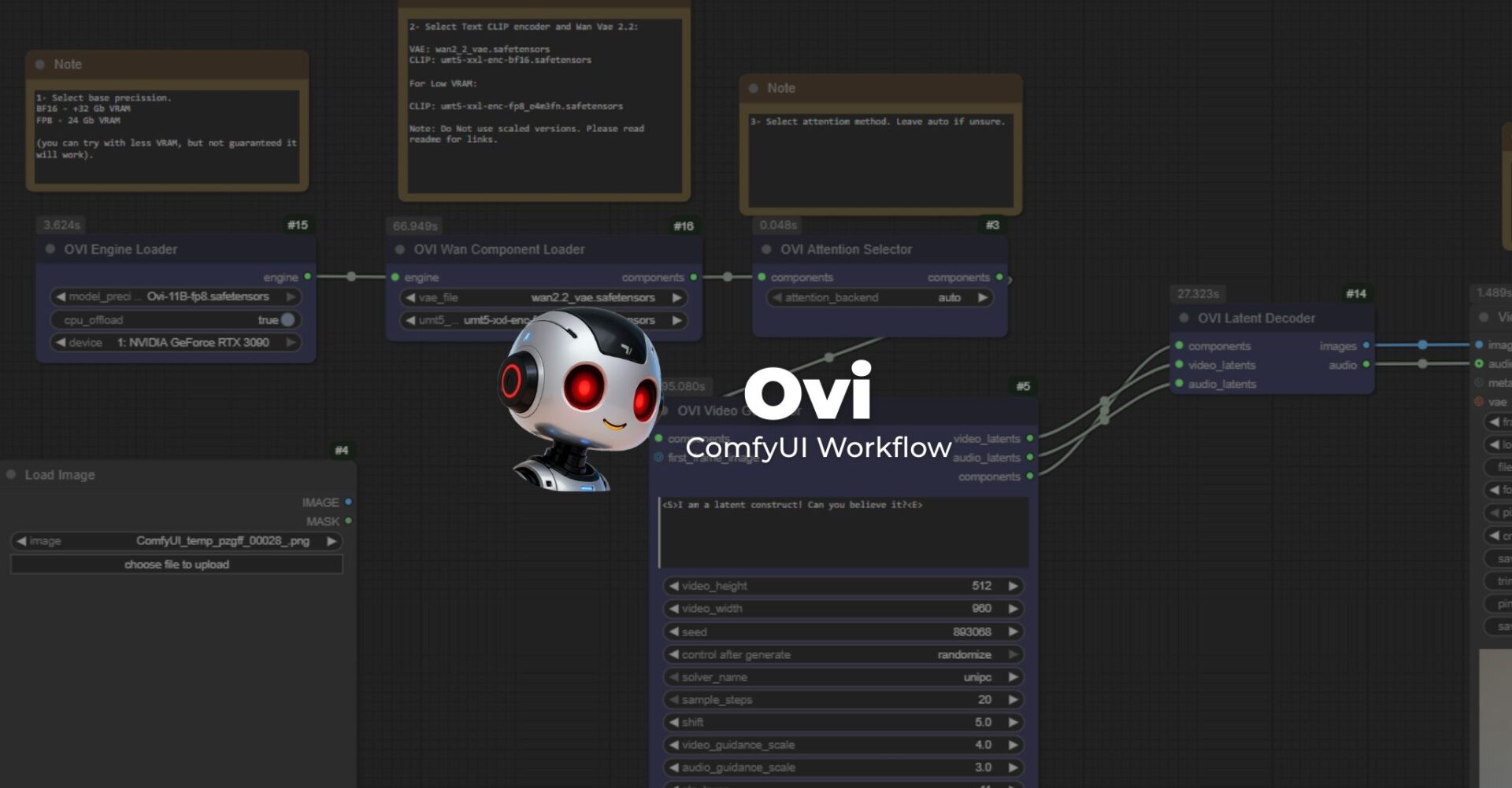 Ovi ComfyUI Workflow