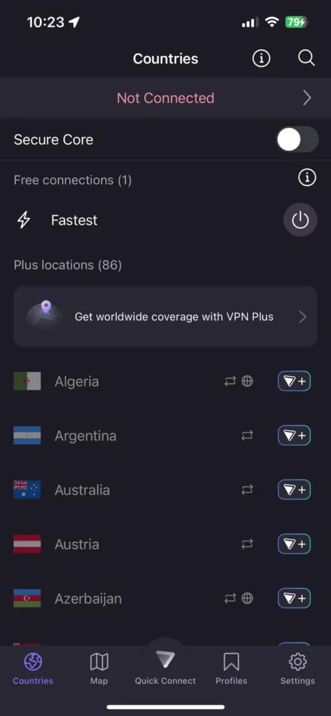 Proton Vpn Apk Screenshot