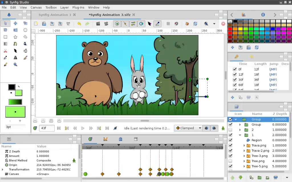 synfig: Adobe Animate open source alternative download