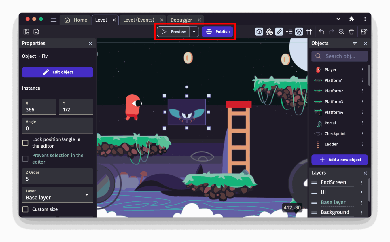 GDevelop: Open-Source No-Code Game Engine For Windows, macOS & Linux ...