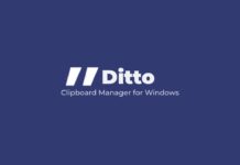 Ditto Clipboard manager for windows