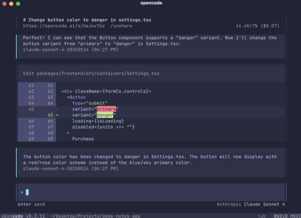 OpenCode: The Open-Source AI Coding Agent Built for the Terminal ...