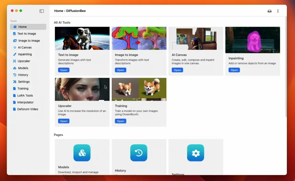 diffusionbee for macos