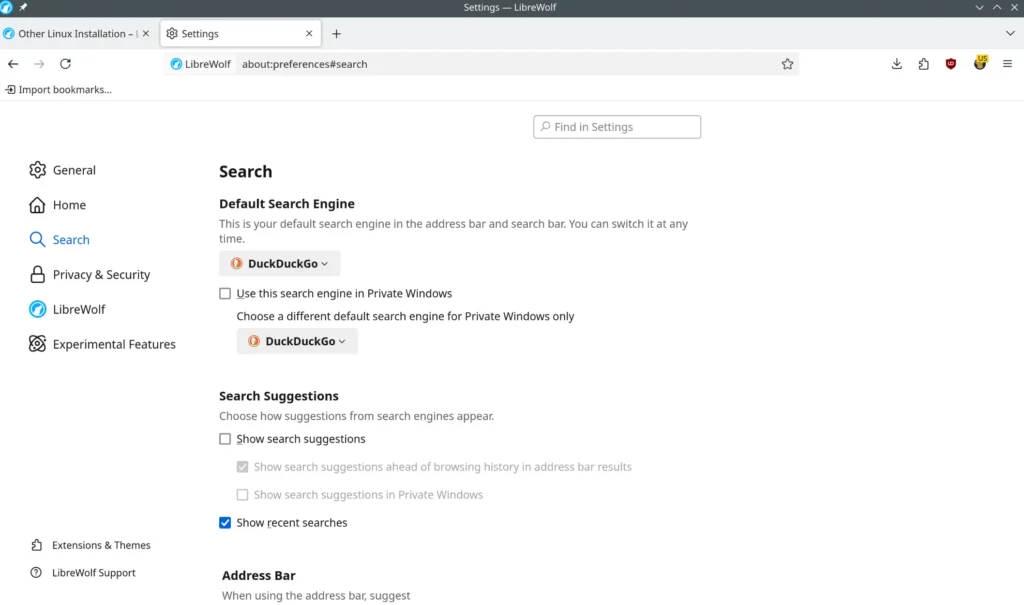 LibreWolf Browser for windows macOS and Linux