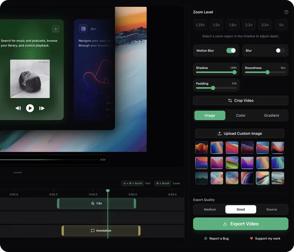Open Screen Screen Recording App