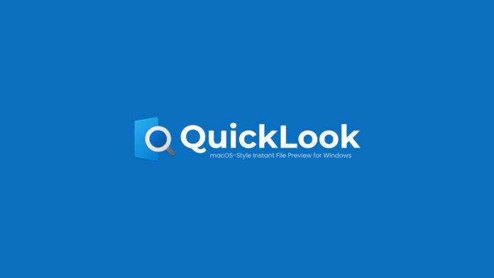 quicklook macos style file preview for windows