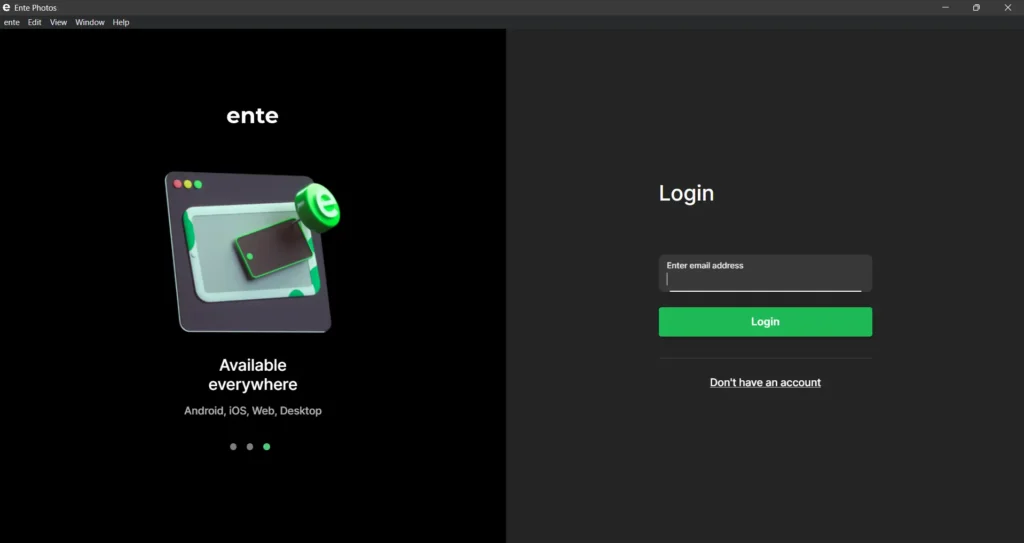 Ente photos cloud photos storage