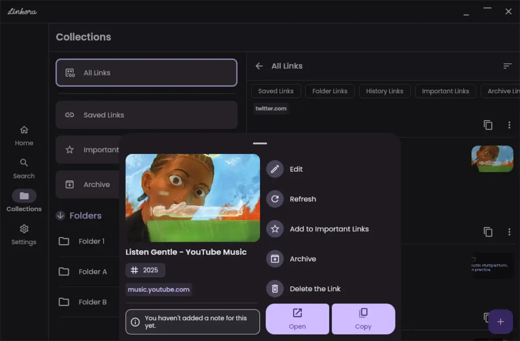 Linkora Desktop: Open-Source Link Manager App