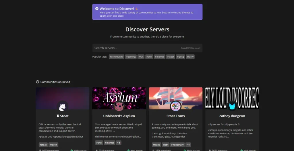 Stoat Discord Alternative