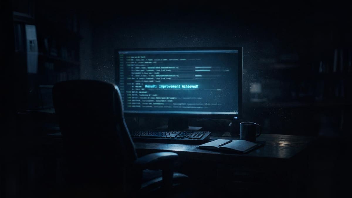 Andrej Karpathy autoresearch AI agent running experiments overnight on a single GPU