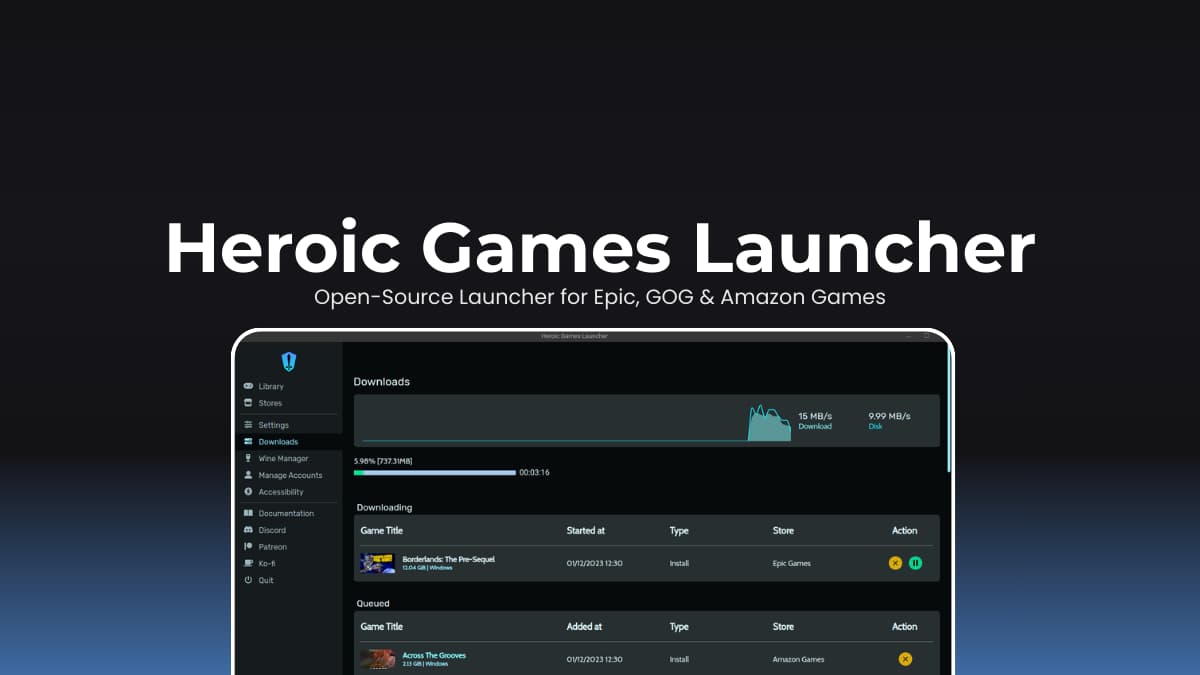 Heroic Games Launcher App