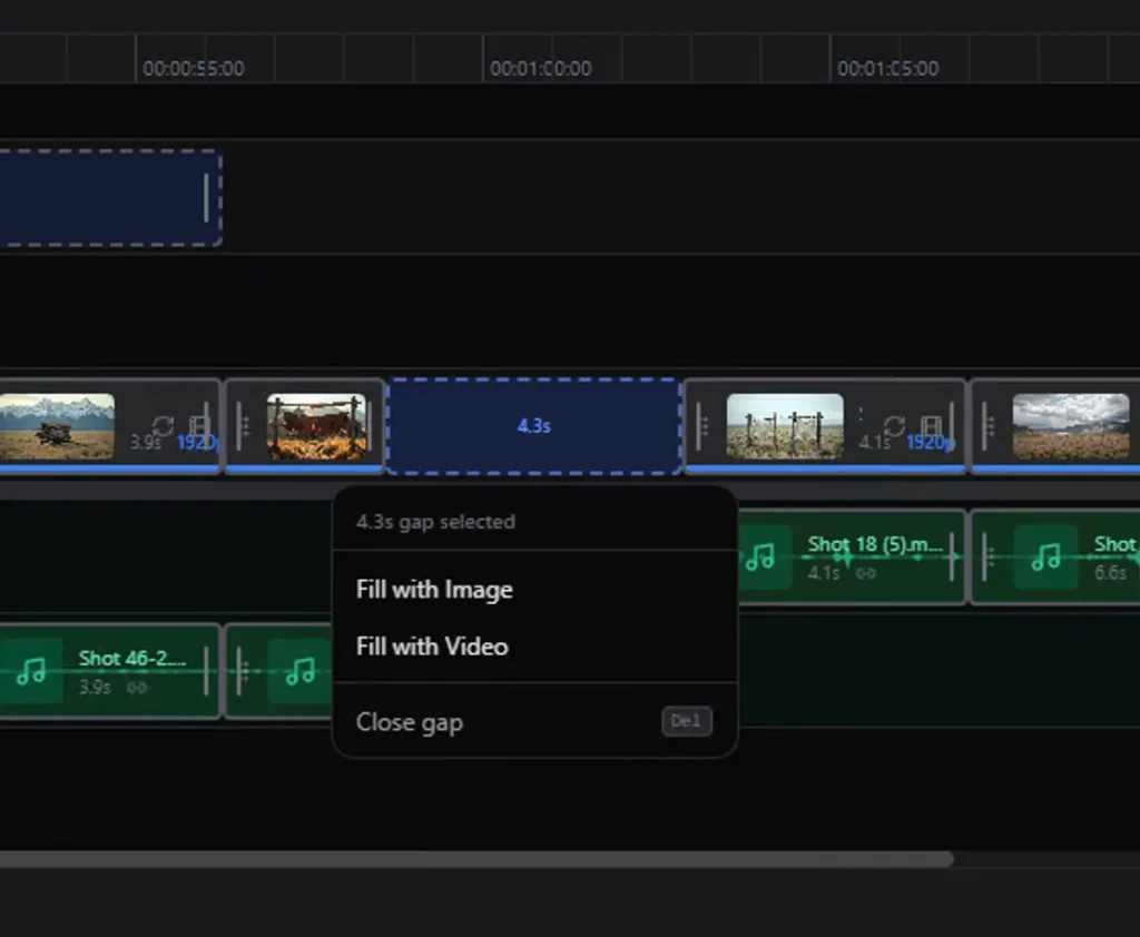LTX-Desktop AI Editor Timeline