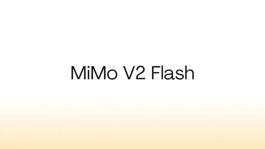 MiMo V2 Flash
