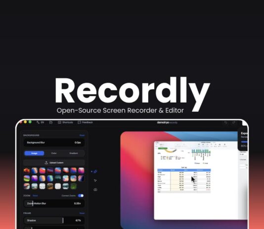 Recordly Open-Source Screen Recorder & Editor