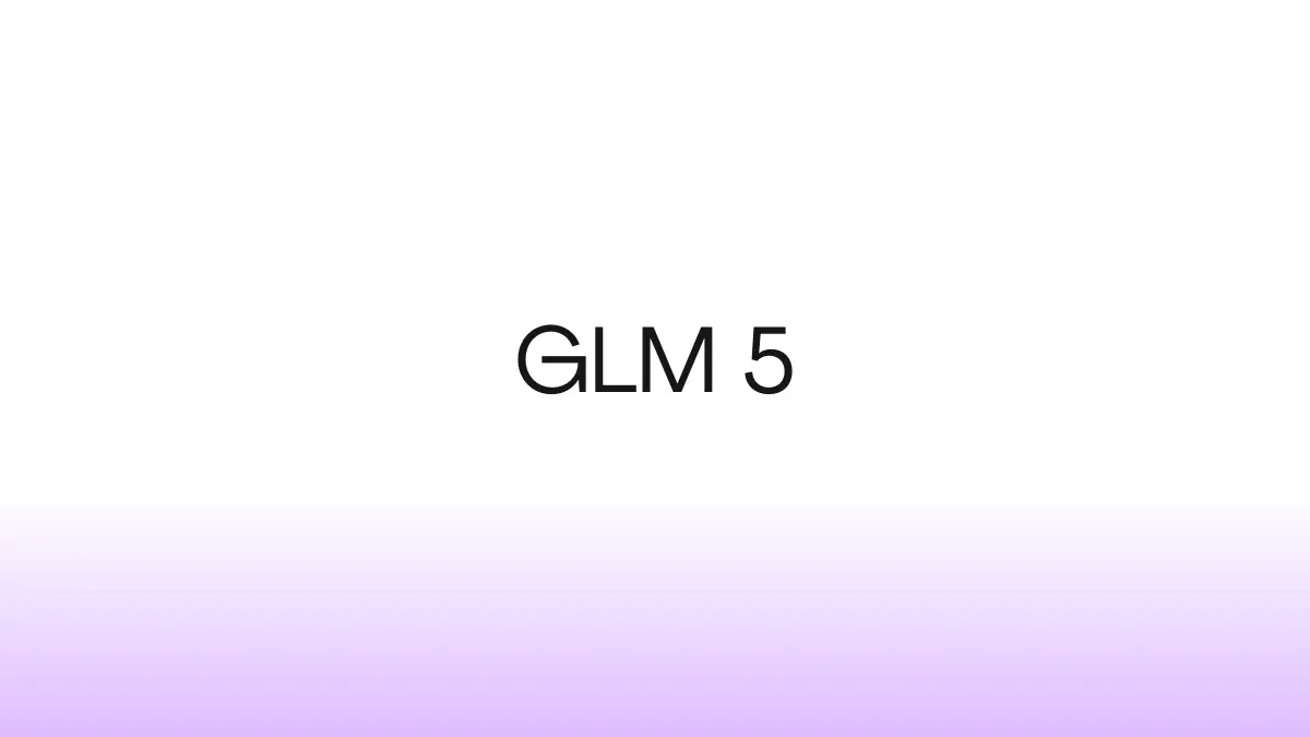 GLM 5