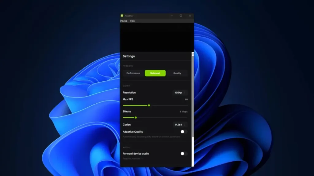 Android Screen Mirror App