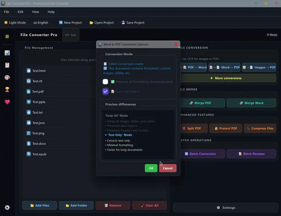 File Converter Pro offline file converter for images audio video and docs