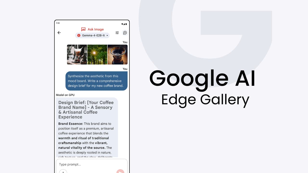 Google AI Edge Gallery App to Run LLMs Offline on Android