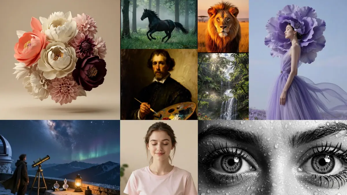 Nucleus-Image AI image generations