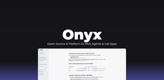 Onyx Open-Source AI Platform for RAG, Agents & LLM Apps