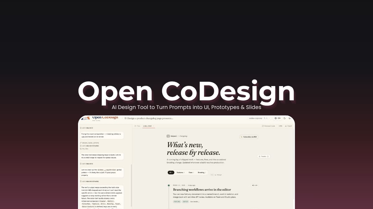 Open Codesign AI design tool