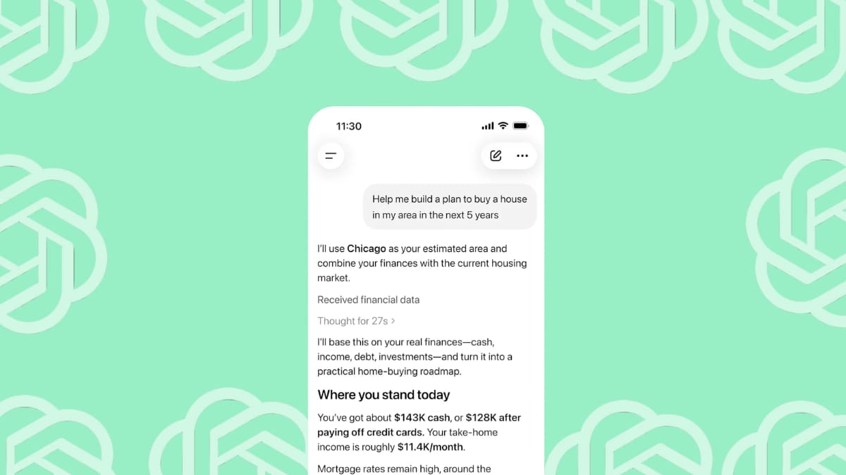 ChatGPT Wants Access to Your Bank Account