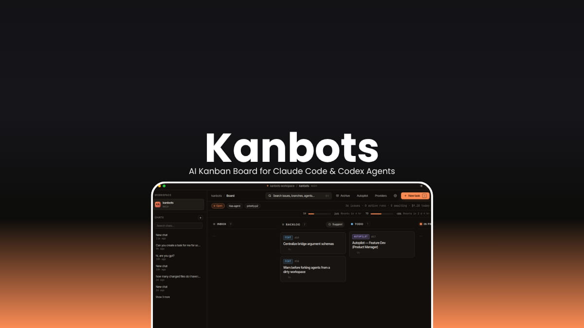 KanBots Open-Source AI Kanban Board for Claude Code & Codex Agents