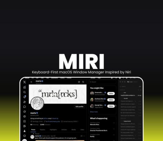 Miri Keyboard-First macOS Window Manager Inspired by Niri