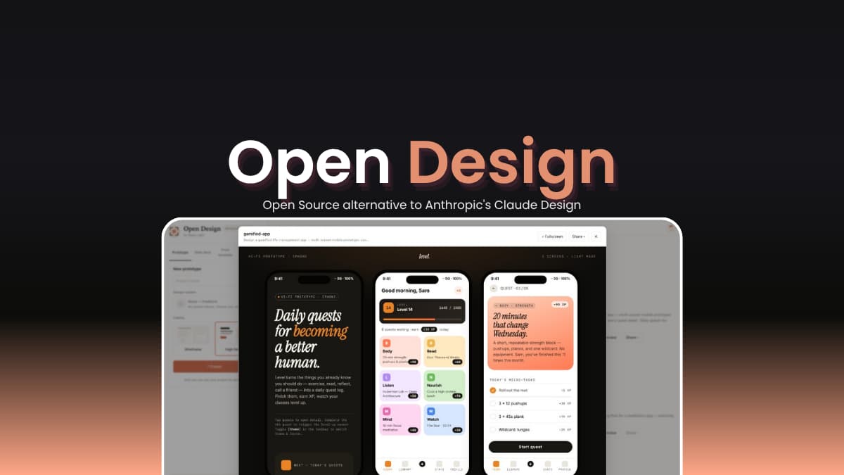 Open Design Local Open Source Claude Design Alternative