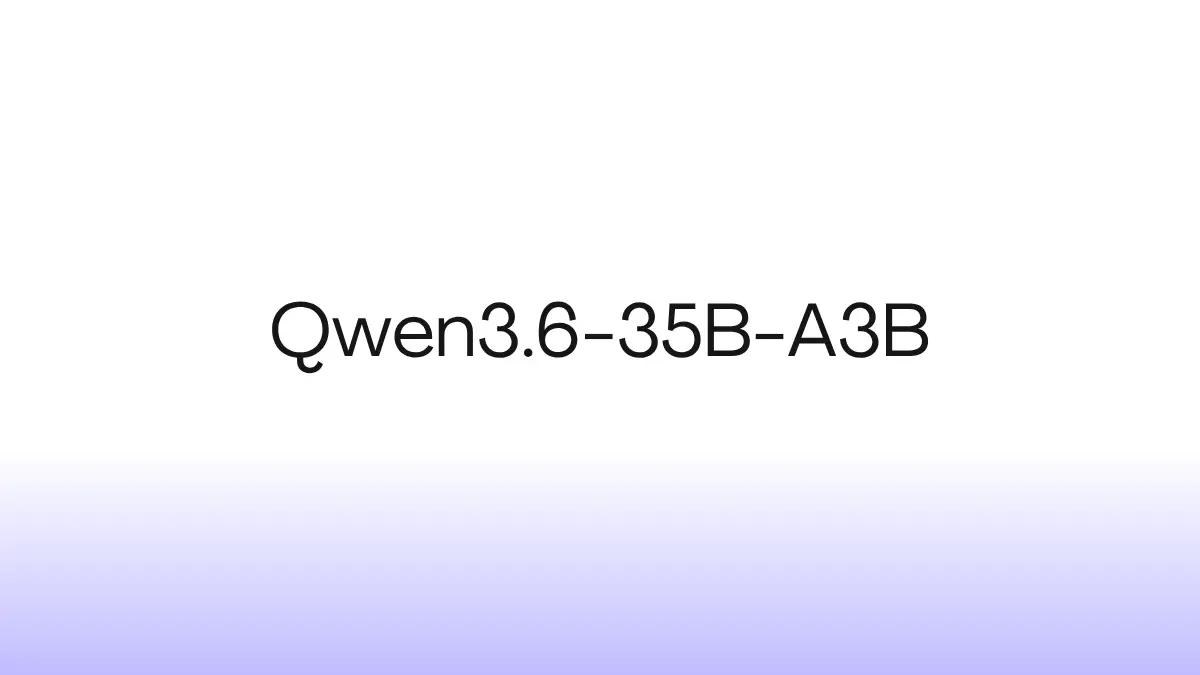  Qwen3.6-35B-A3B