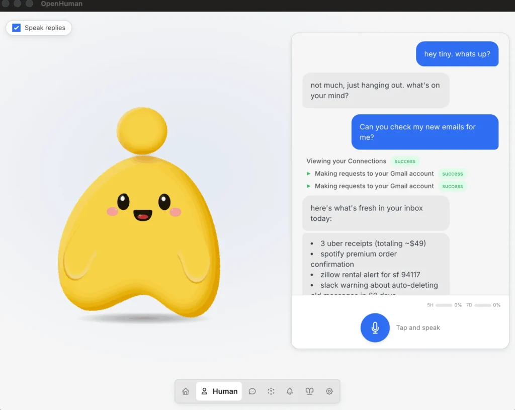 OpenHuman Personal AI Assistant