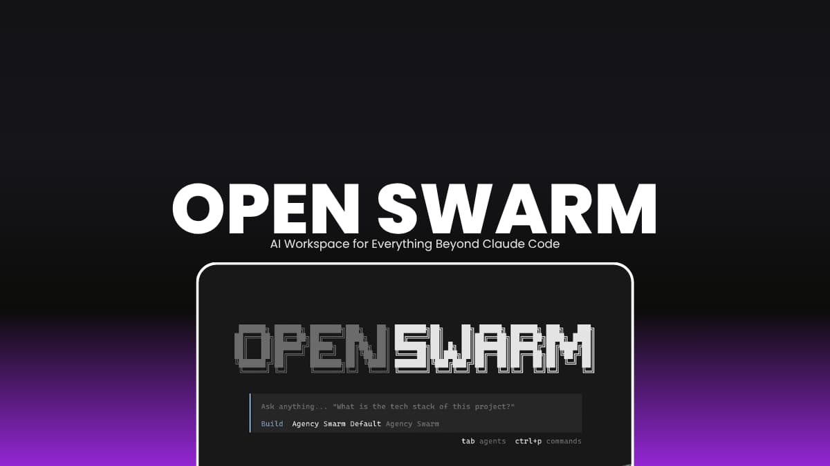 openswarm open source multi agent AI