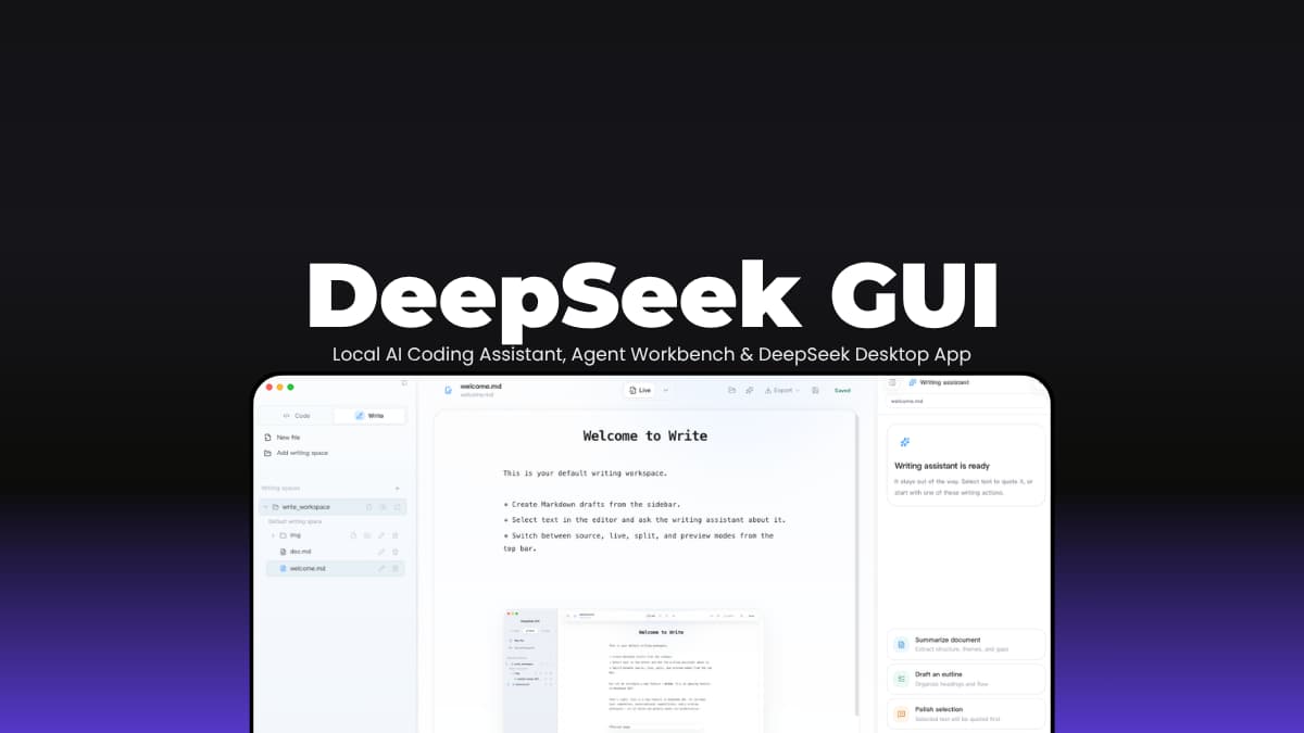 DeepSeek GUI Desktop App