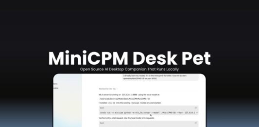 MiniCPM Desk Pet Open Source AI Desktop Companion That Runs Locally
