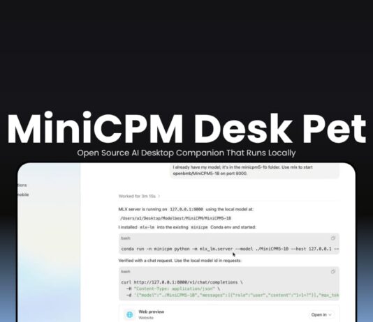 MiniCPM Desk Pet Open Source AI Desktop Companion That Runs Locally