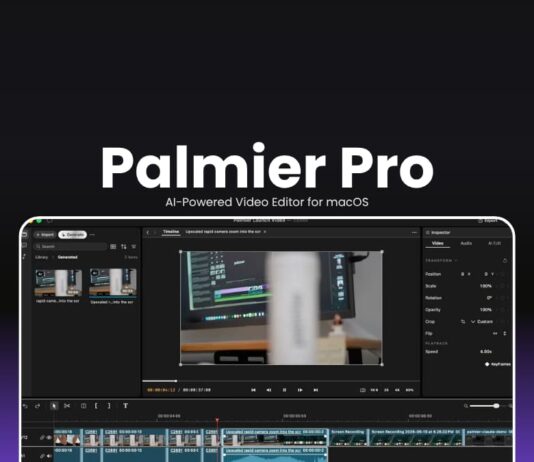 Palmier Pro AI video editor and generator app
