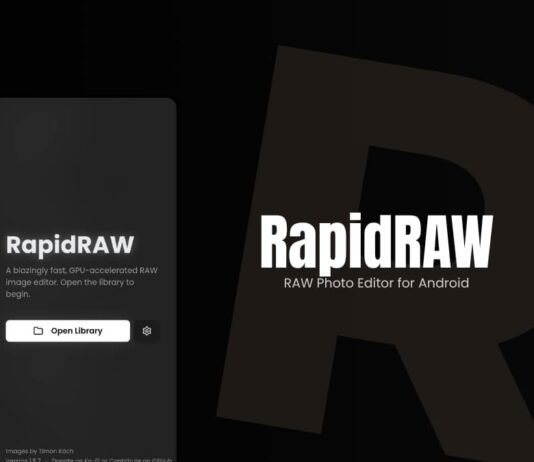 RapidRAW mobile app