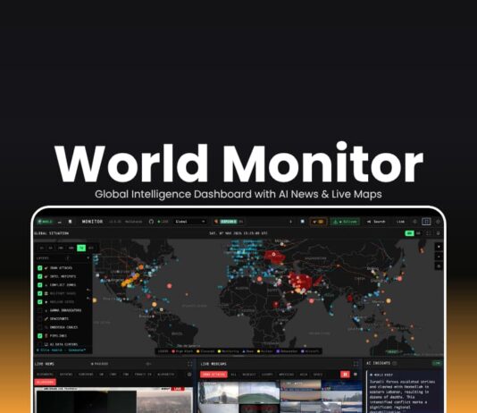 World Monitor Open-Source Global Intelligence Dashboard with AI News & Live Maps