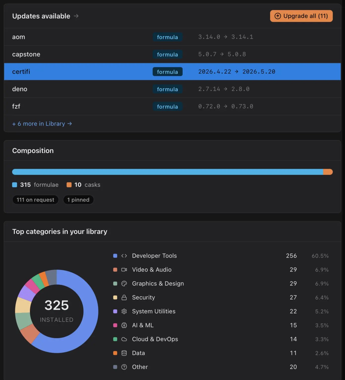  Homebrew GUI for macOS 