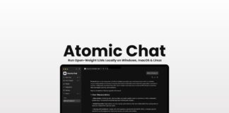 Atomic Chat: Run Open-Weight LLMs Locally on Windows, macOS & Linux Atomic Chat App