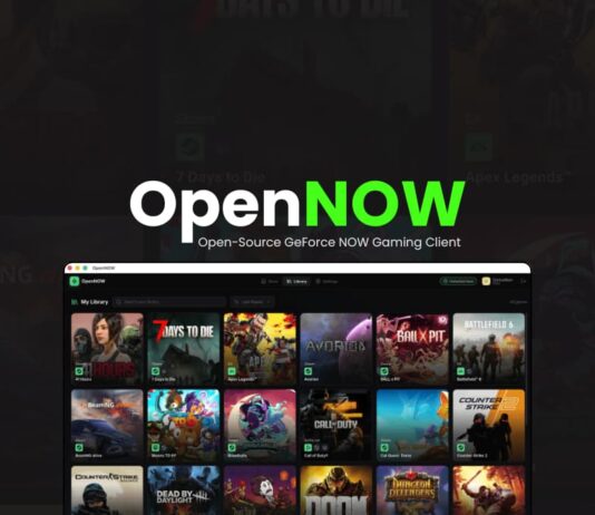 OpenNOW Open-Source GeForce NOW Gaming Client for Windows Mac and Linux