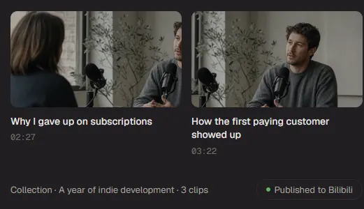 AutoClip AI Video Clips from long video