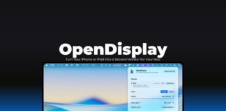 OpenDisplay macOS app to Turn Your iPhone or iPad Into a Second Monitor for Your Mac