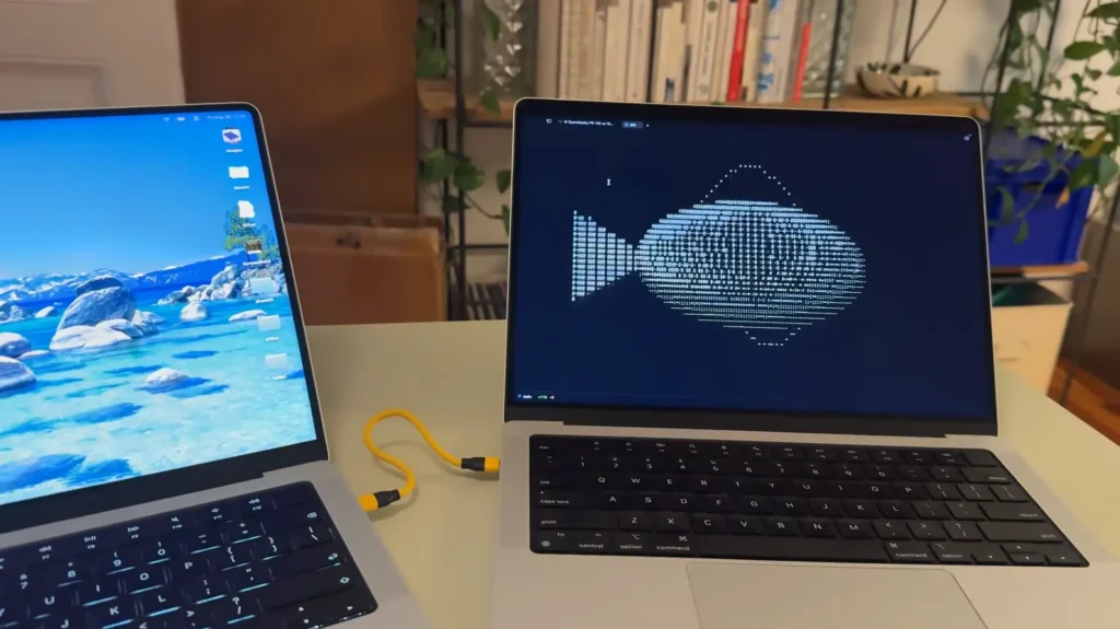 Turn an old MacBook into a second monitor for a newer Mac with OpenDisplay app.webp