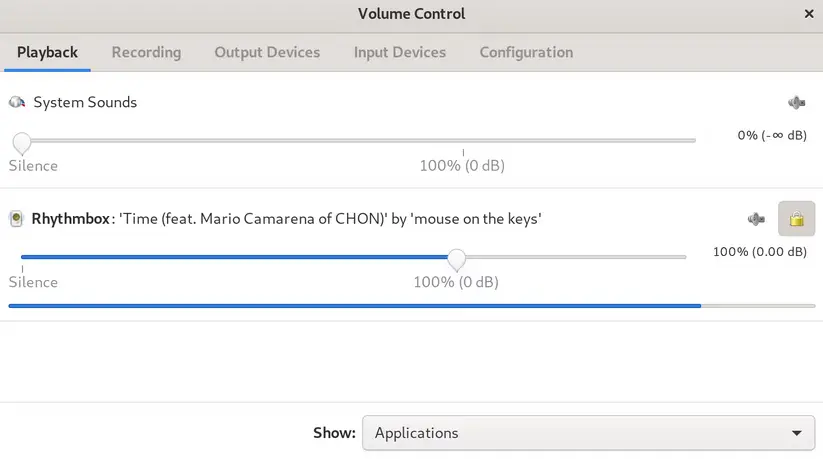 pavucontrol